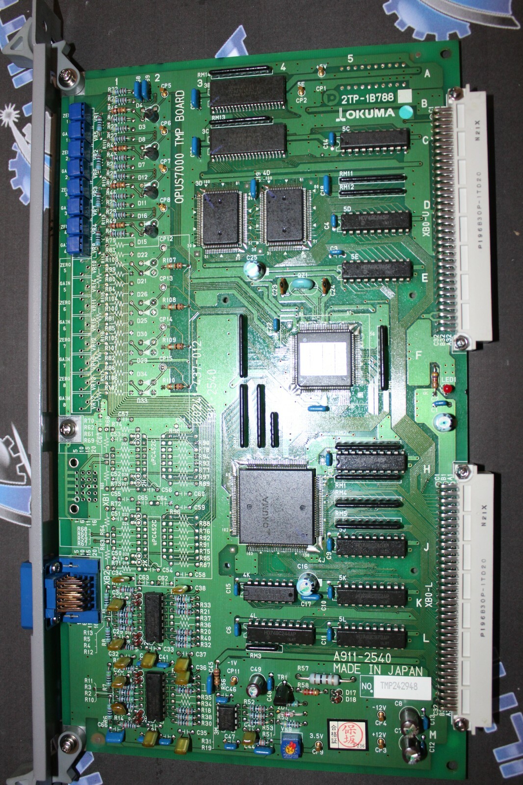 OKUMA E0241-437-012 OPUS7000 TMP CIRCUIT BOARD A911-2540 TESTED 