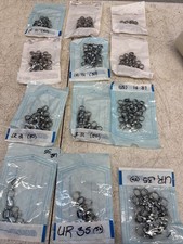 Lot Of (12) Molar Bands.   Dental, Stainless, Various Sizes 300+ Count picture