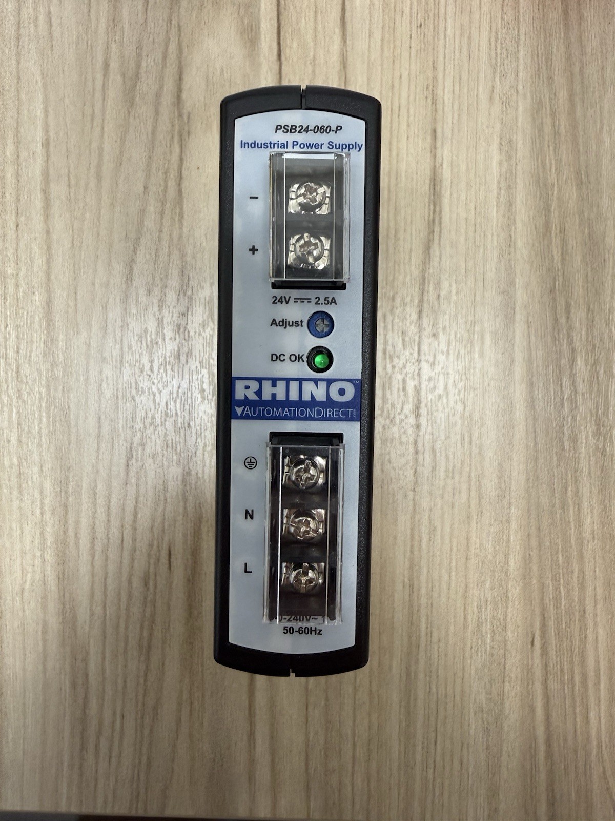 Rhino Automation Direct 24V Power Supply PSB24-060-P NEW