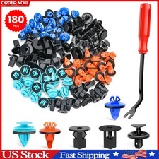 180Pcs Fender Flare Clips & Fasteners for Toyota 4Runner Tacoma RAV4 Bumper Repa picture