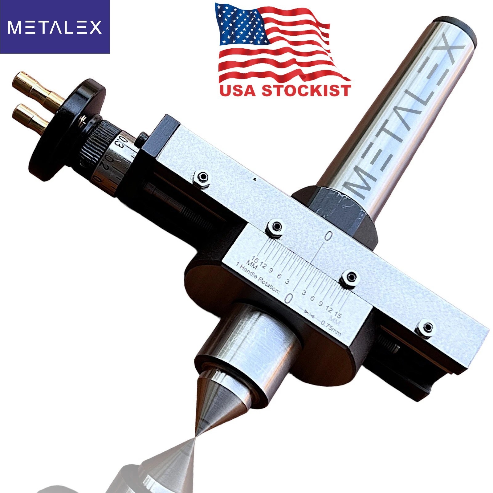 NEW IMPROVED Lathe Taper Turning Attachment MT2 Shank With Revolving Live Center