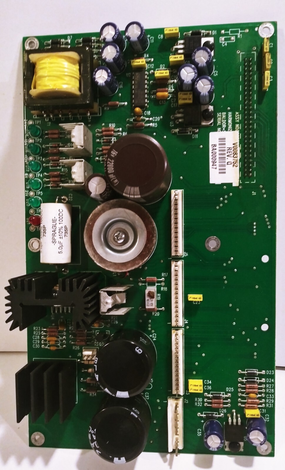 Baldor Sweodrive Circuit Board V0083752  Rev Q (326)
