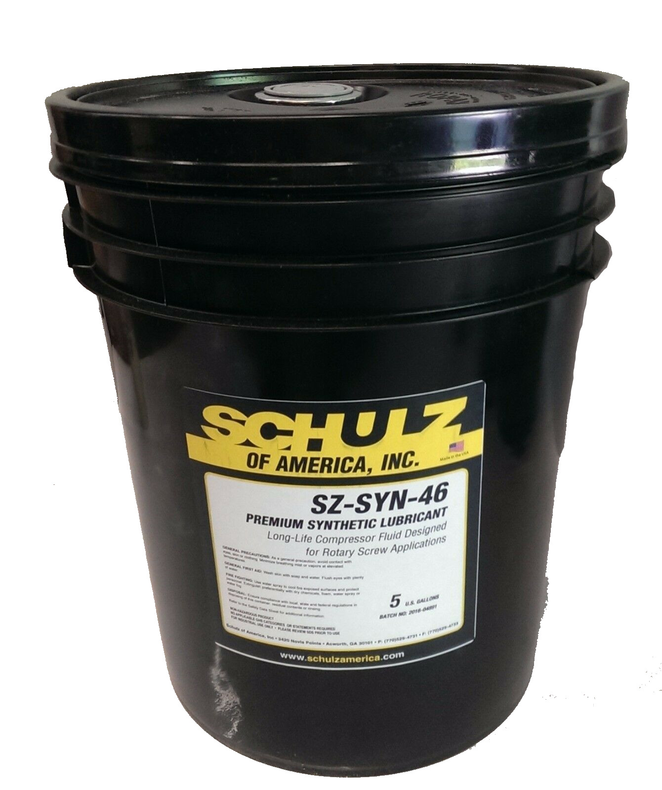 SUPER PREMIUM SYNTHETIC BLEND AIR COMPRESSOR FLUID SH-46 (5-GALLONS)