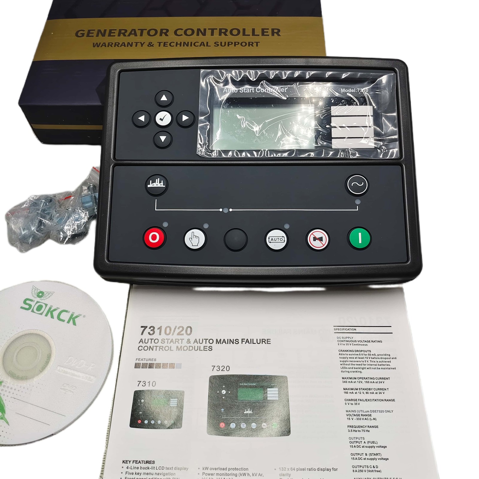 New Deep Sea Electronics DSE7310 MKII Generator Auto Start Controller US