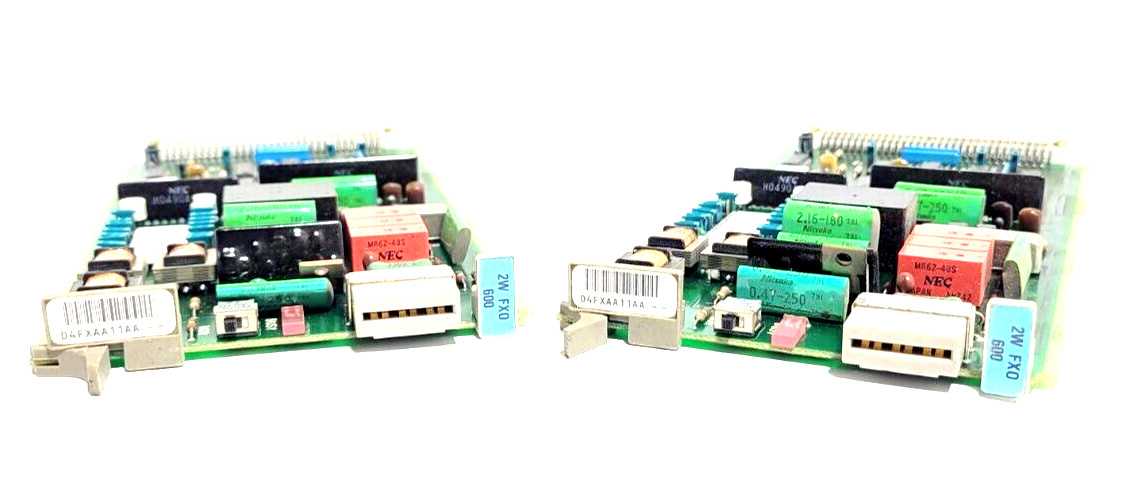 LOT OF 2 - NEC CIRCUIT BOARD 2W FX0 600 R1258 Y7XC21 RI258