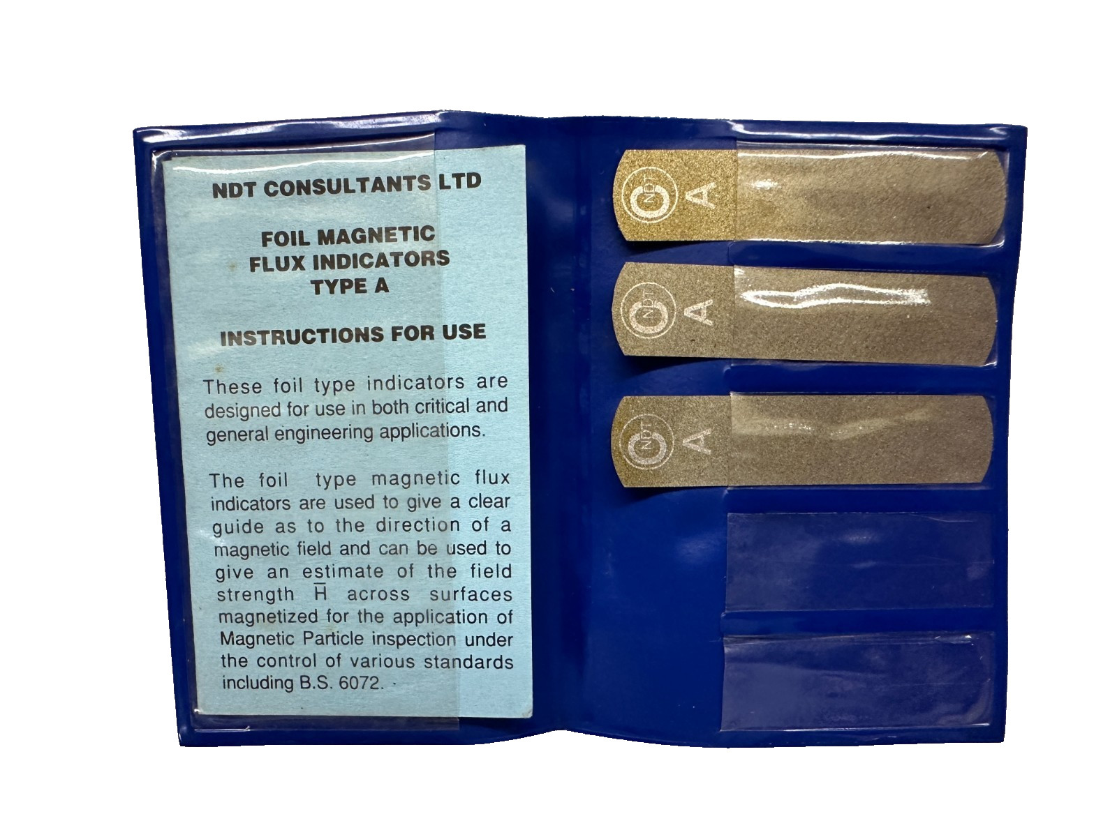 Castrol Strips - Magnetic Field Flux Indicator Strips - Type A Castrol Strips - Magnetic Field Flux Indicator Strips - Type A