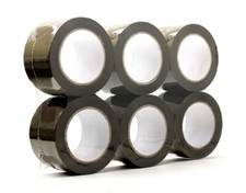 48 Rolls Premium Brown/Tan Carton Box Sealing Packing Tape - 2.0 Mil 3