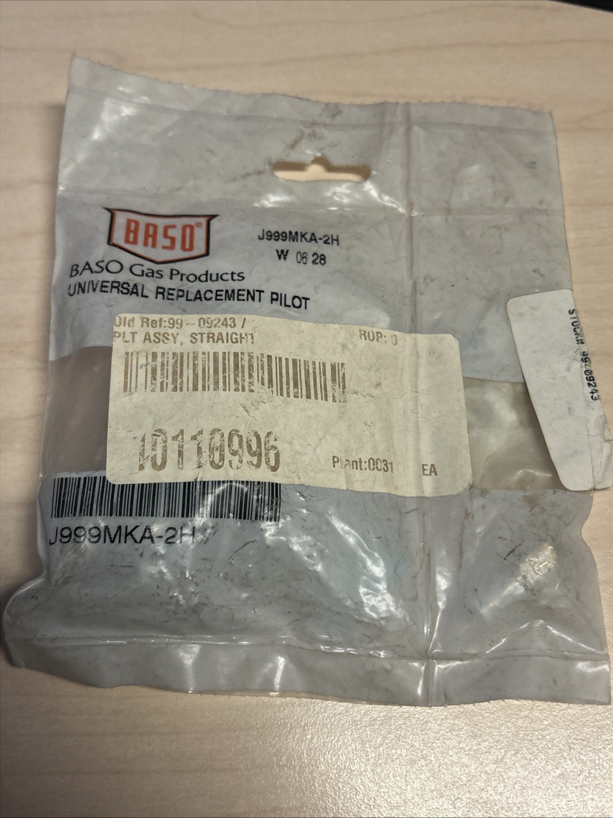 Baso Gas Products J999MKA-2H W 1416 Universal Replacement Pilot - NEW