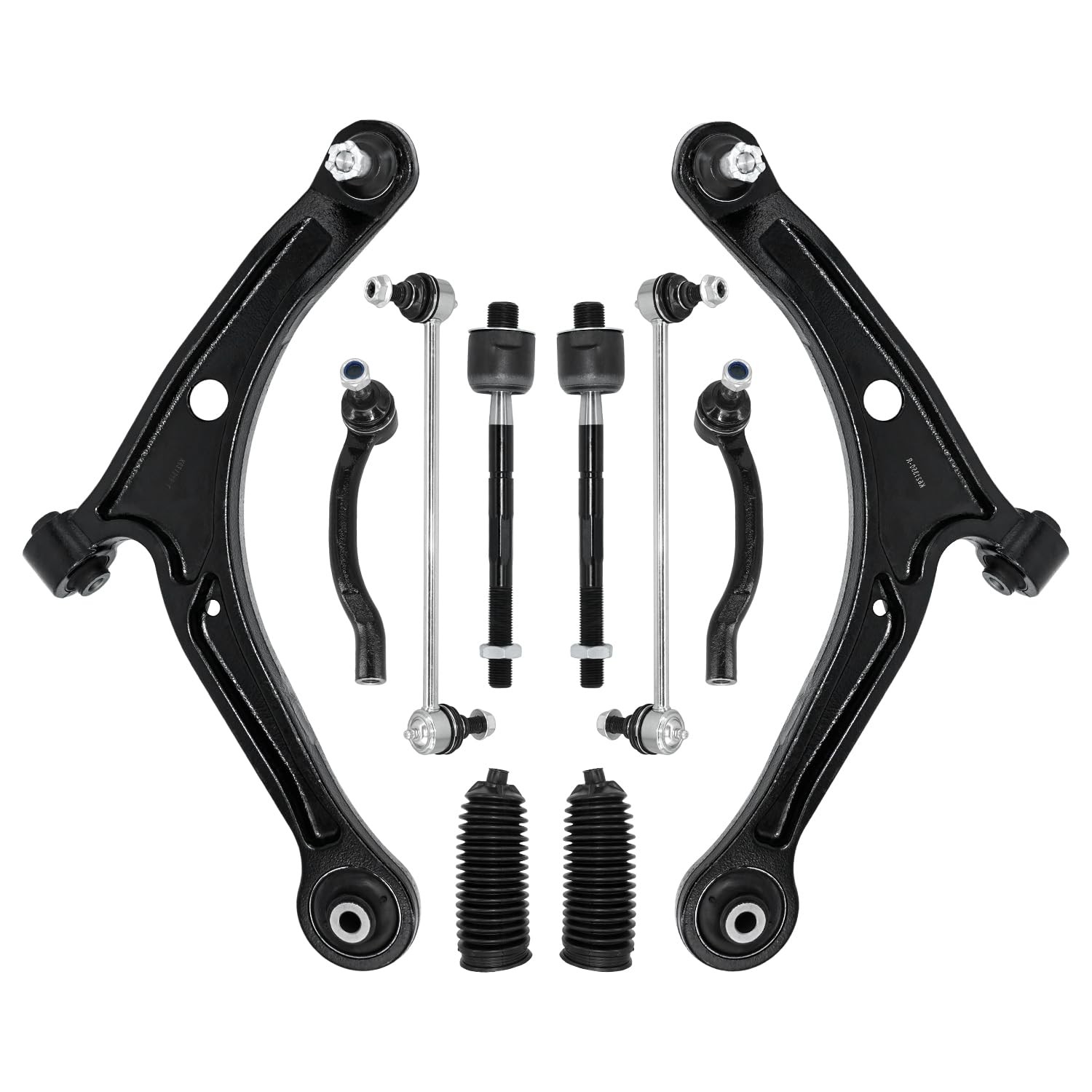 Control Arm Front Lower Suspension Kit - 10 Pcs