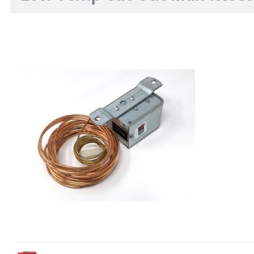 New-Penn A11A-1C Low Temperature Cutout Control  Range 35/45 Deg F Manual Reset