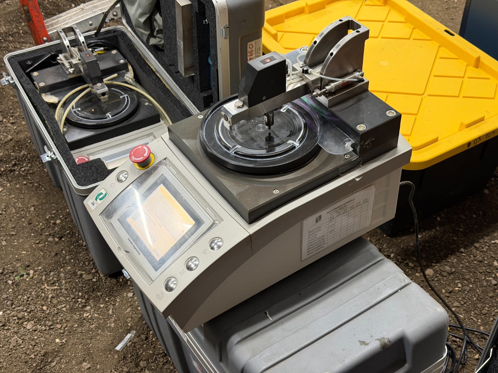 1x Domaille APM HDC-5200 Programmable Fiber Connector Polishing Machine Untested