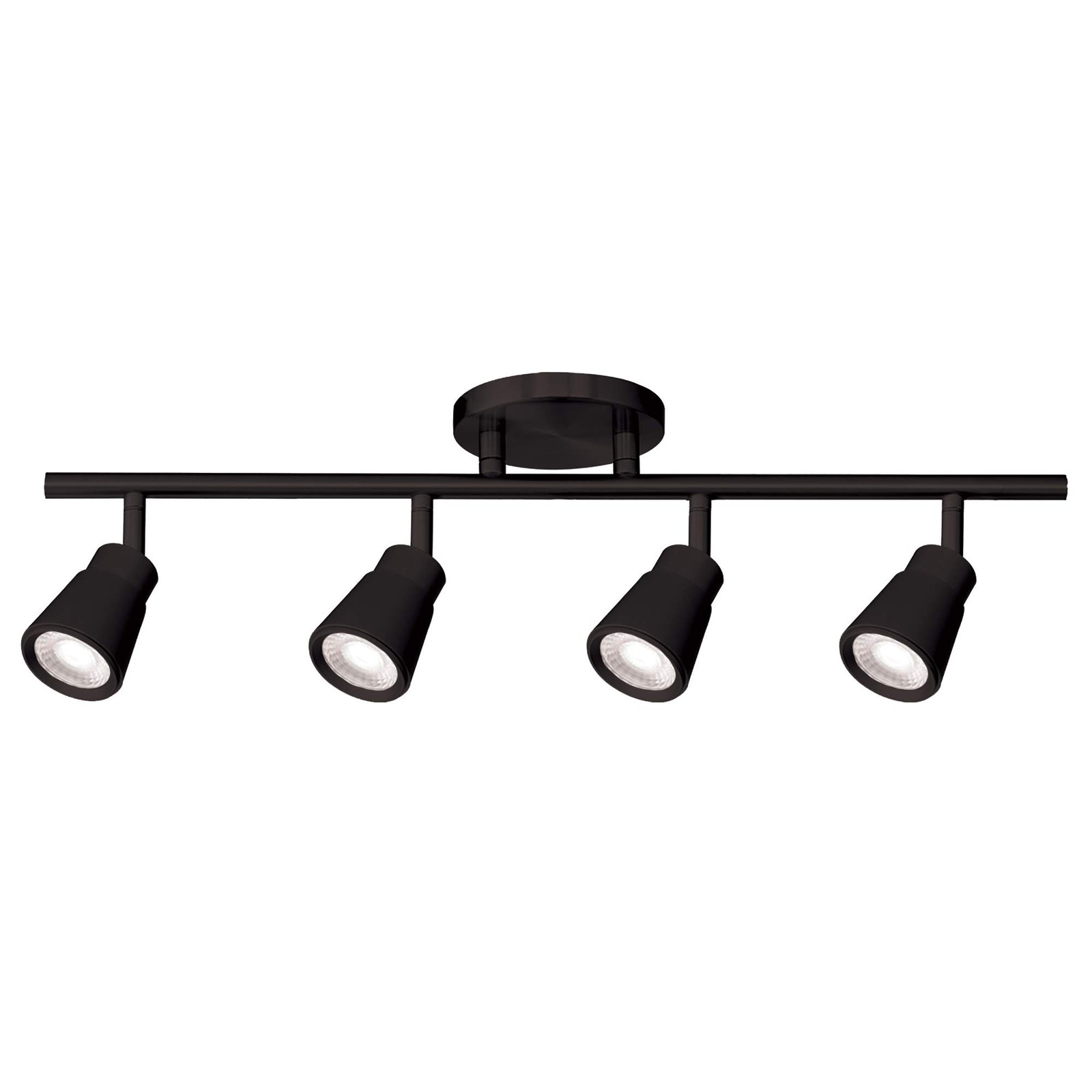 WAC Lighting Solo 4 Light LED Fixed Rail 3000K Black