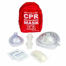 Ever Ready First Aid Adult and Infant CPR Mask Combo Kit with 2 Valves picture