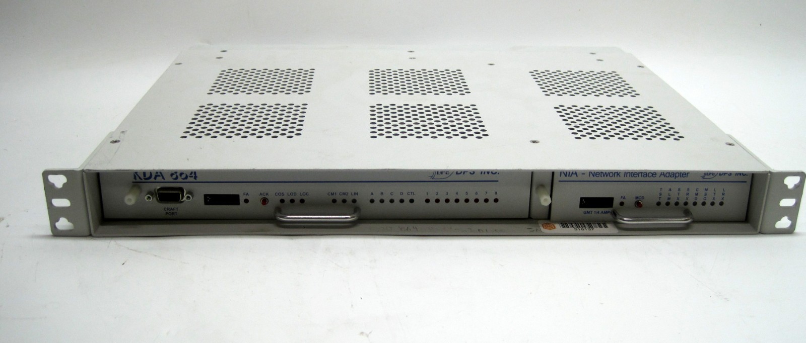 DPS TELECOM KDA 864 Remote Alarm Rackmount Telemetry UNIT W/NIA