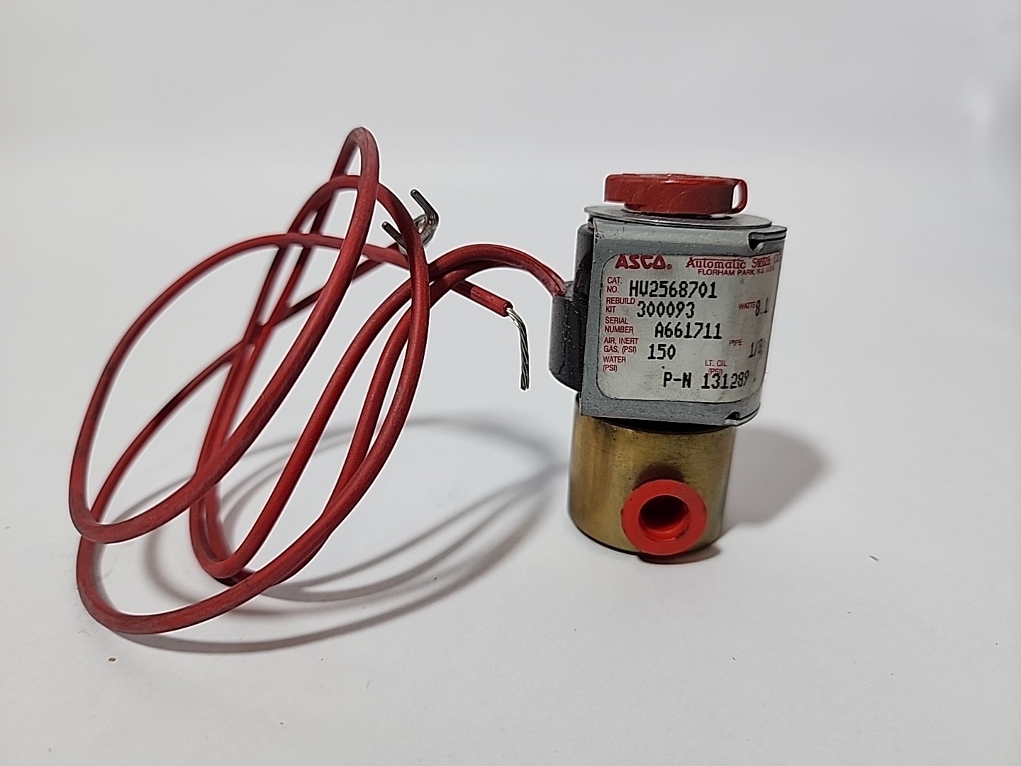 Asco HV2568701 Solenoid Valve 