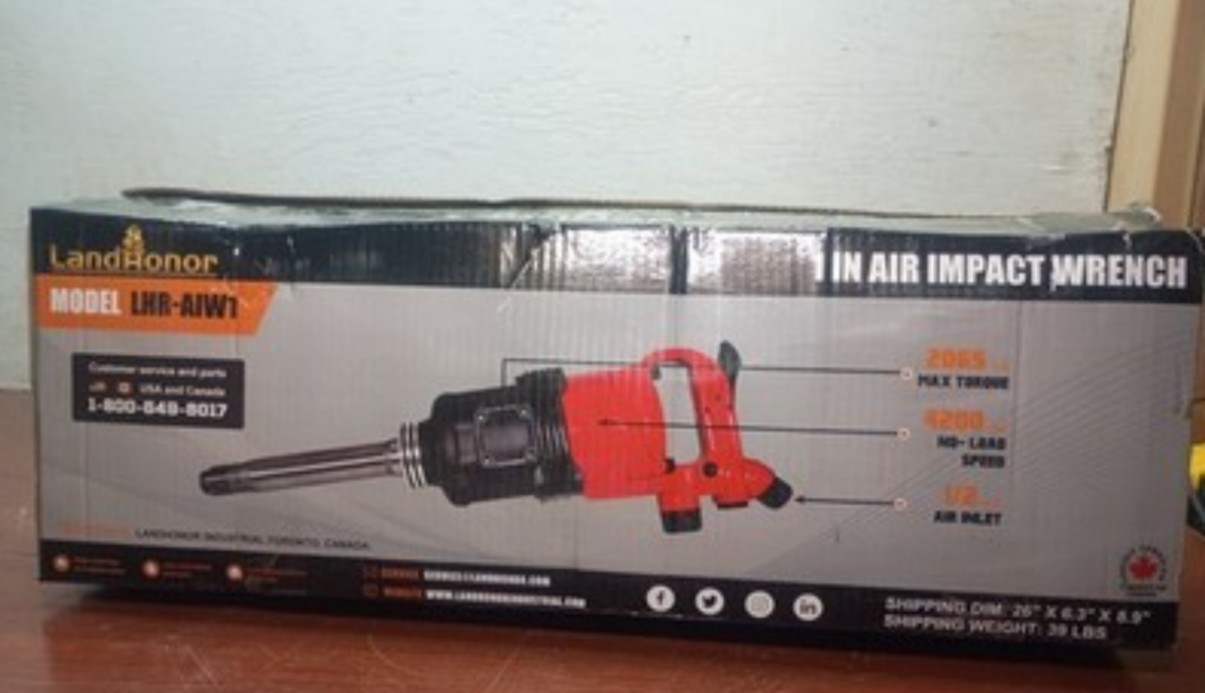 LandHonor LHR-AIW1 Air Impact Wrench MPN LHR-AIW1 Model LHR-AIW1