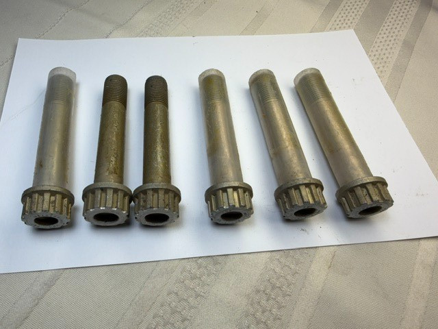Lot 6 Aerospace Spline Head Bolts 4 Marked PBF MS14157-08030 + 2 Similar