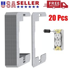 20 Pcs Outlet Leveling Spacers Electrical Wall Plate Switch Adjustment Kit US picture