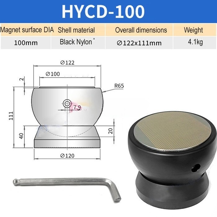 Welding Ball Fixture Universal Magnetic Clamp Laser Welding Magnetic Fixture