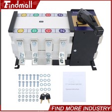 Findmall Automatic Transfer Switch 400A 4Poles 110/220V Grid to AC Generator picture