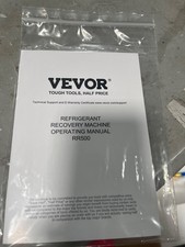 VEVOR RR500 Refrigerant Recovery Machine 1/2 HP Portable AC Recovery Unit picture