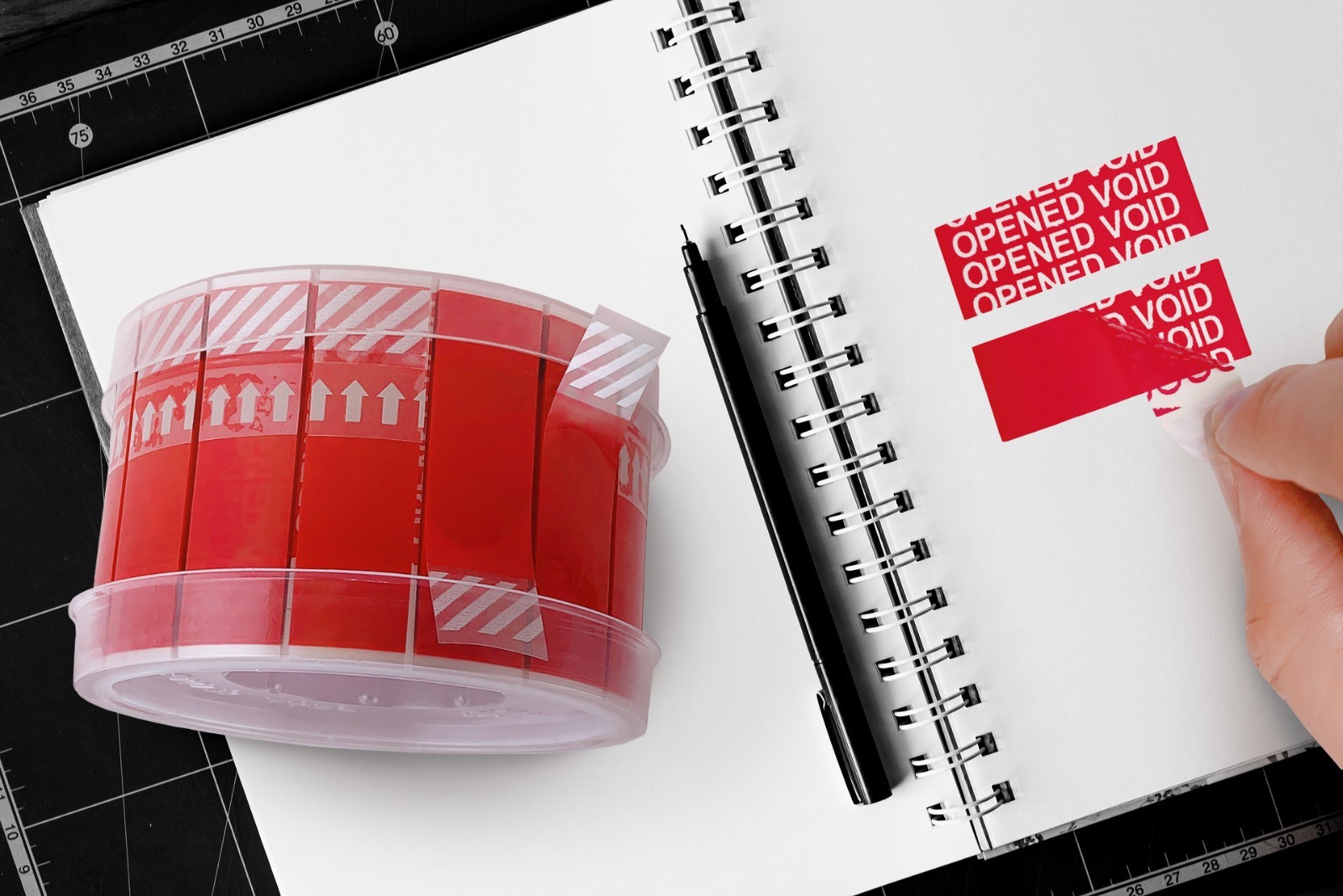 Red Handed 840pcs - Tamper Evident Tape / Tamper Evident Security Tape Red Handed 840pcs - Tamper Evident Tape / Tamper Evident Security Tape
