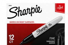 Sharpie Permanent Marker Fine Point 12 Count Black 30001 Permanent Markers New picture