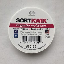 Lee Sortkwik Fingertip Moistener 1-3/4oz Pink Hygienic Long Lasting 10132 picture