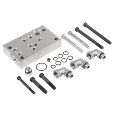 Fits Ford TRACTOR HV5902 New Hydraulic Valve Adapter Plate Kit w/ O-Rings NEW picture