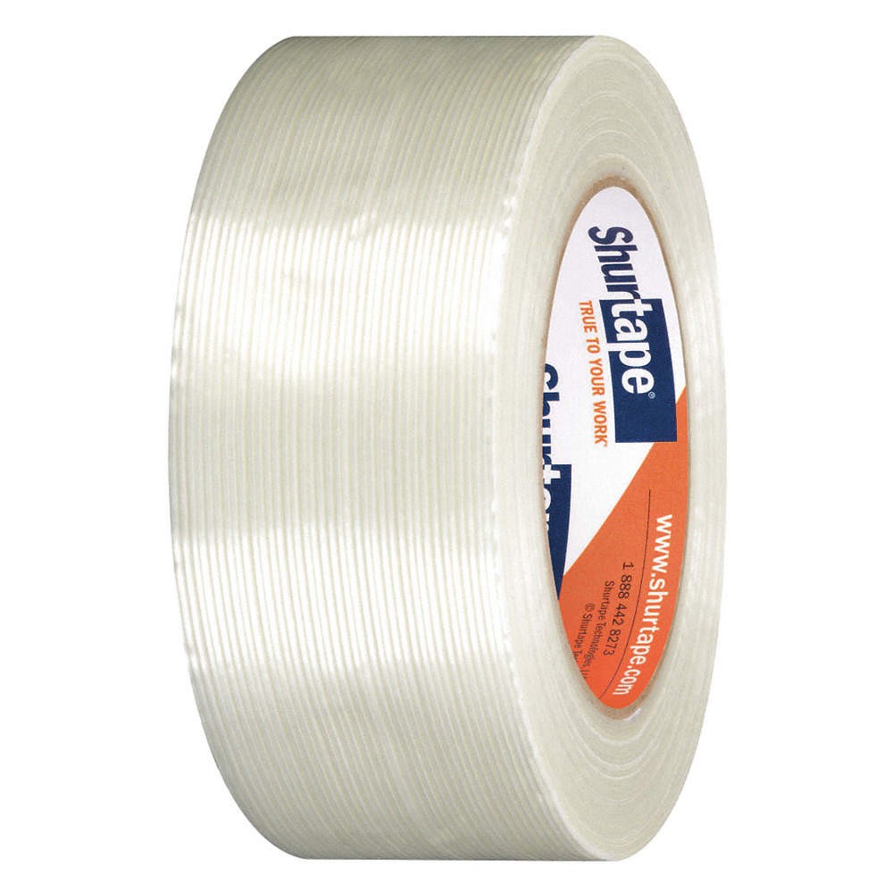 SHURTAPE GS 490 Strapping Tape,GS Series,Light Duty,PK24 24K302