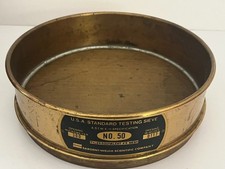Vintage No. 50 300mm U.S.A. Standard Testing Sieve Sargent-Welch Scientific picture
