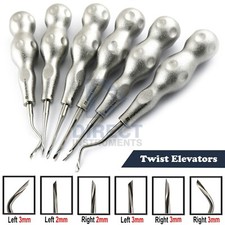 6Pcs Set Dental Twist Point Root Elevators Luxating Tooth Extraction Surgical CE picture