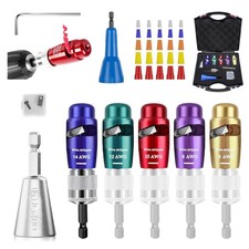 8 Pcs Wire Stripper & Wire Twister Tool, Electric Drill Wire Stripping Connector picture