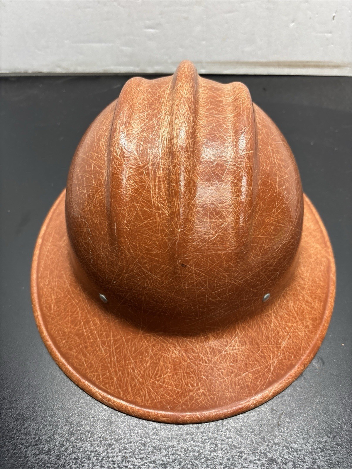 Vintage Bullard Hard Boiled Full Brim Hard Hat Fiberglass Rare 