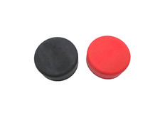 HOBART MIXER SWITCH COVERS  ON /OFF  SWITCH, RUBBER ,PAIR OF 2, 1 RED & 1 BLACK picture