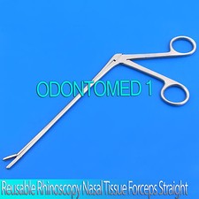 New Reusable Rhinoscopy Nasal Tissue Forceps, 3.5 x 135mm Straight Tip picture