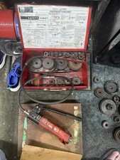 GB Gardner Bender Hydraulic Knockout Punch Set w/ Pump, Hose, Case picture