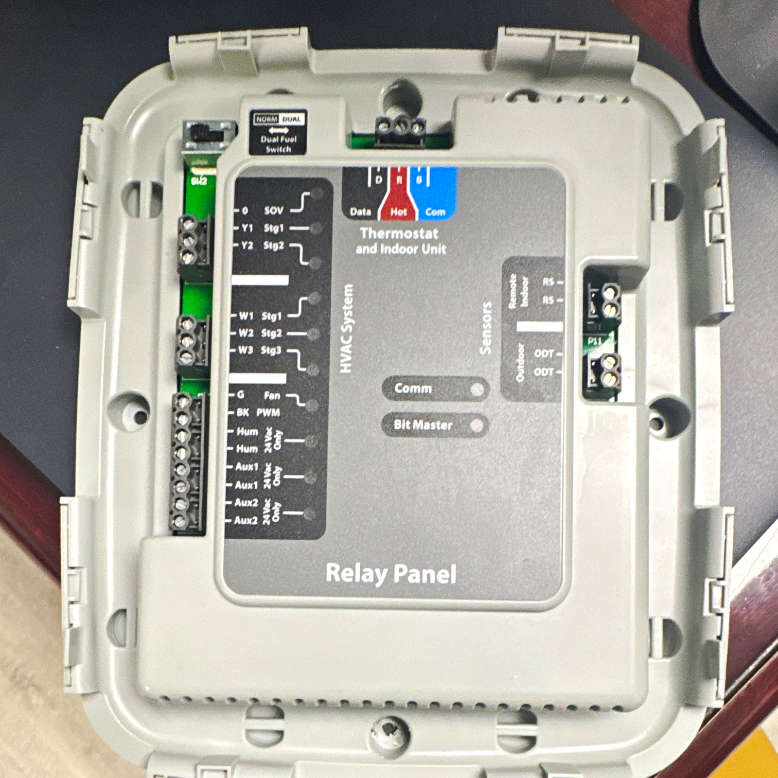 Trane 24V Relay Panel BAY24VRPAC52DCA D156520G01 HVAC Dual Fuel Switch