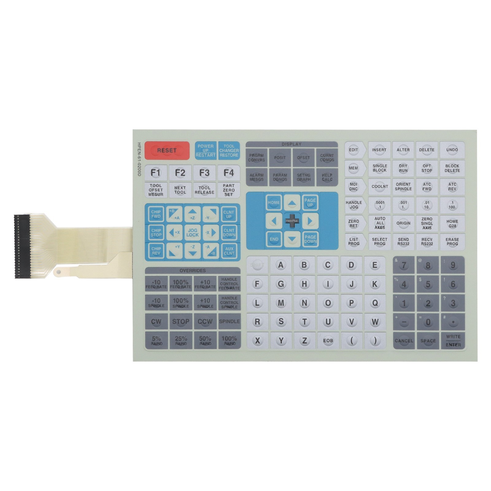 New Membrane Switch keypad keyboard 61-0200 61-0200D 61-0200B for HAAS