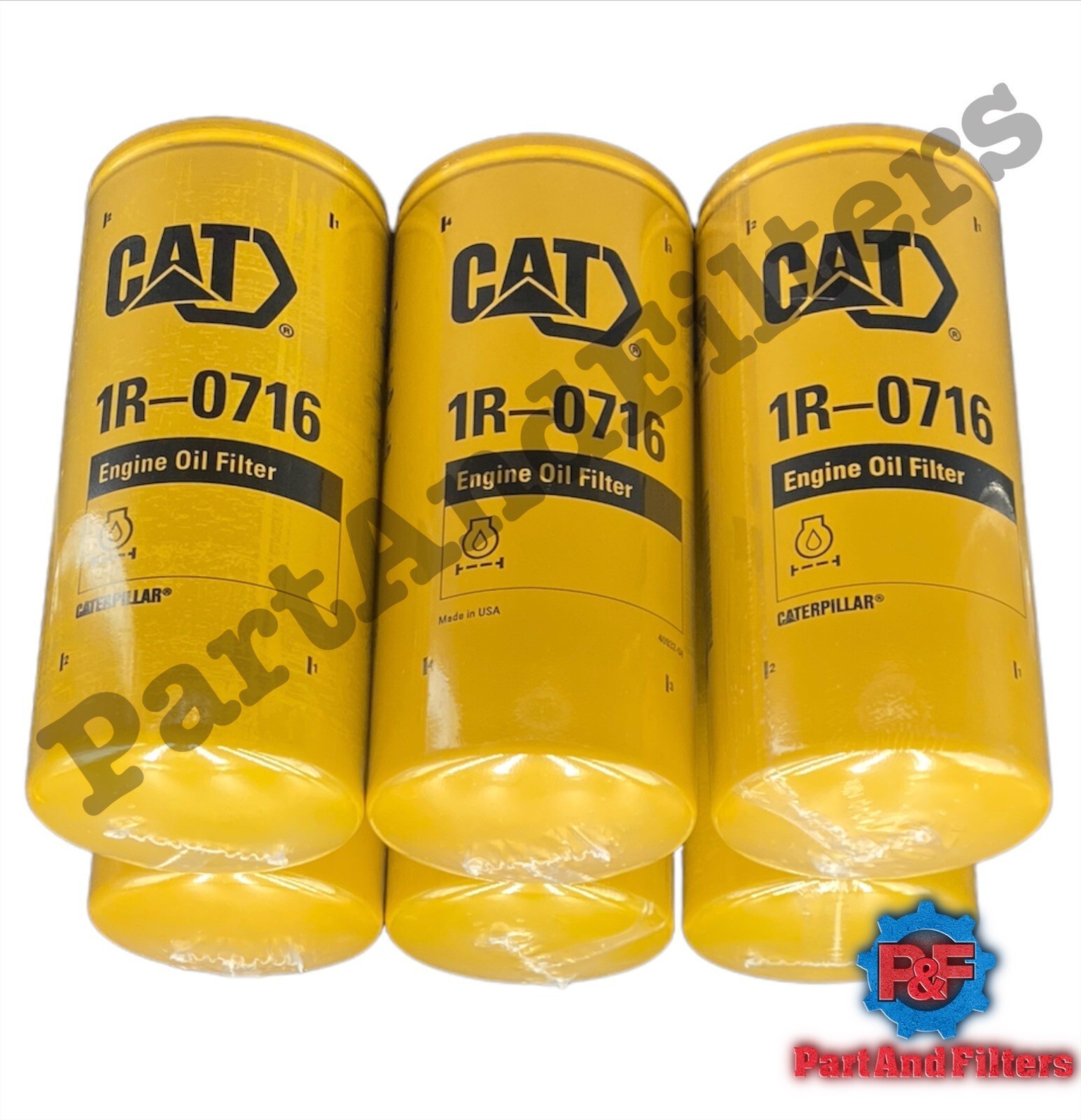 6PCS OEM 1R0716 Caterpillar  Engine Oil Filter, CAT 1R-0716