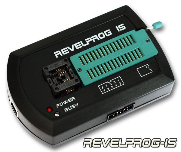 REVELPROG-IS (ICSP FLASH SPI BIOS PROGRAMMER) + SOIC-8 200mil + SOIC-8 CLIP