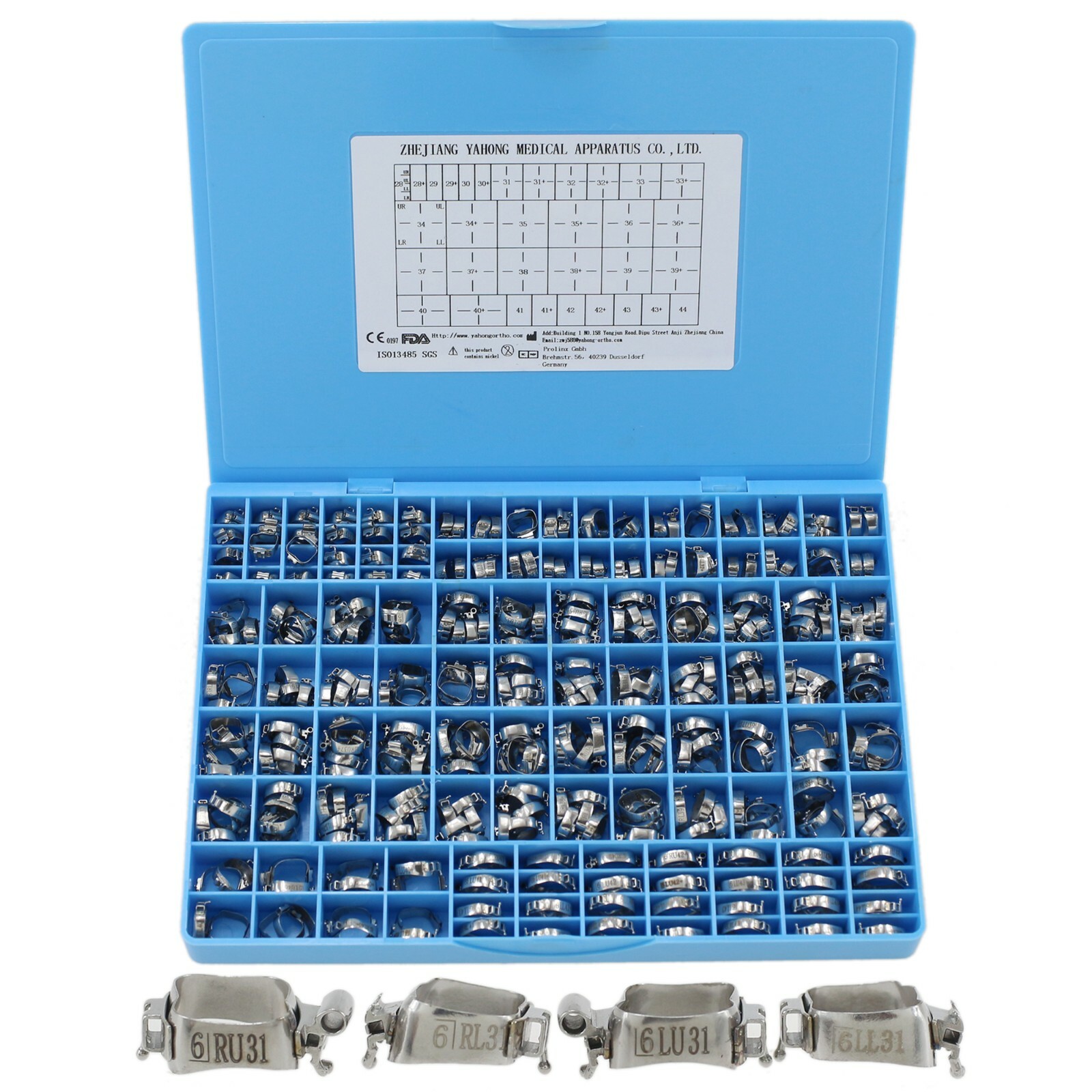 85Set Dental Orthodontic Molar Bands 1st Double Tube MBT 022 Lingual Sheath 3M 85Set Dental Orthodontic Molar Bands 1st Double Tube MBT 022 Lingual Sheath 3M