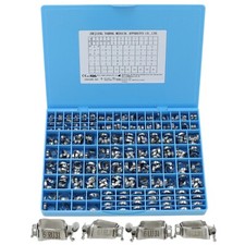 85Set Dental Orthodontic Molar Bands 1st Double Tube MBT 022 Lingual Sheath 3M picture