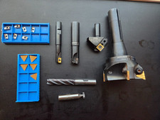 Lot Of Milling Machine Indexable Tooling Carbide Inserts Endmill Countersink picture