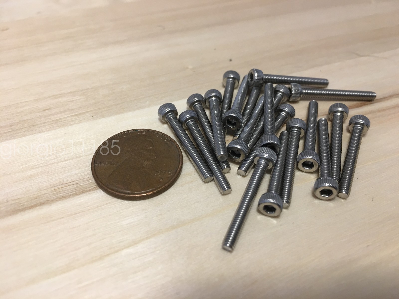 20 pcs M2.5x20 Stainless Steel 304 Hexagon Hex Socket DIN912 Head Screw bolt
