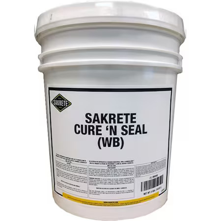 Sakrete 120045 Concrete Sealer, Pail, Clear, Cure & Seal