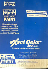 Sashco eXact Color Tintable Caulk Paint Sealant 6 Pack 9.5 oz 12005 New picture