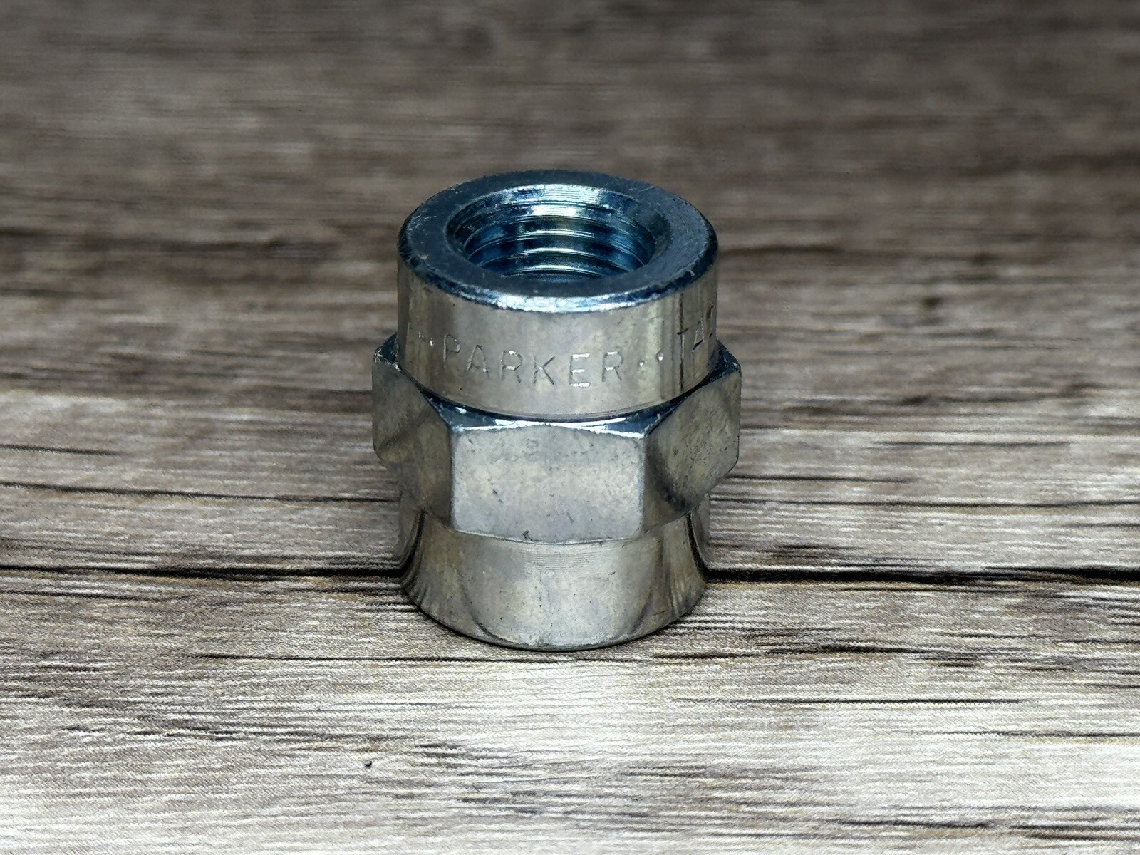 PARKER 1/8 GG-S Coupling, Steel, 1/8 in Pipe Size, FNPTF