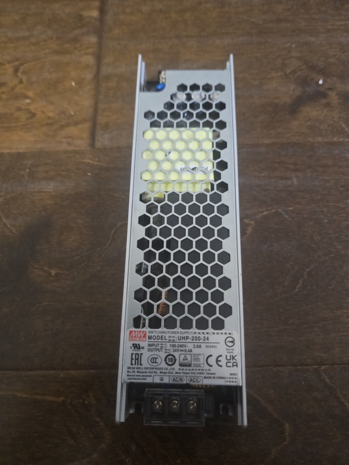 Mean Well UHP-200-24 Power Supply 201.6W 24V - Open Box