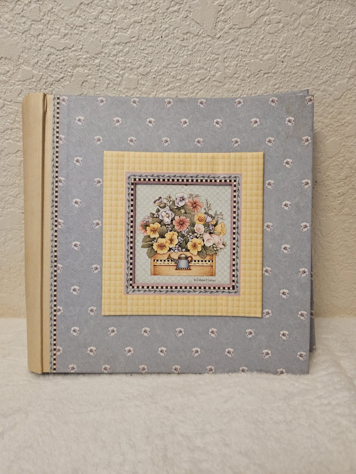 Vintage Debbie Mumm Large Monthly Greeting Card Organizer & Address Book 